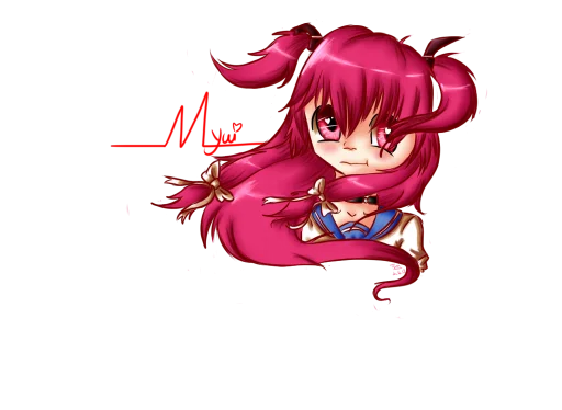 ❤️ Стикер «Yui Nyan Pack» для Telegram