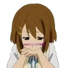 😒 Эмодзи «Yui Hirasawa» для Telegram