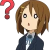 😵 Эмодзи «Yui Hirasawa» для Telegram