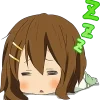 😪 Эмодзи «Yui Hirasawa» для Telegram