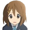 😨 Эмодзи «Yui Hirasawa» для Telegram