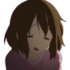 😏 Эмодзи «Yui Hirasawa» для Telegram
