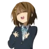 😞 Эмодзи «Yui Hirasawa» для Telegram