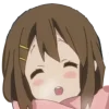 😄 Эмодзи «Yui Hirasawa» для Telegram