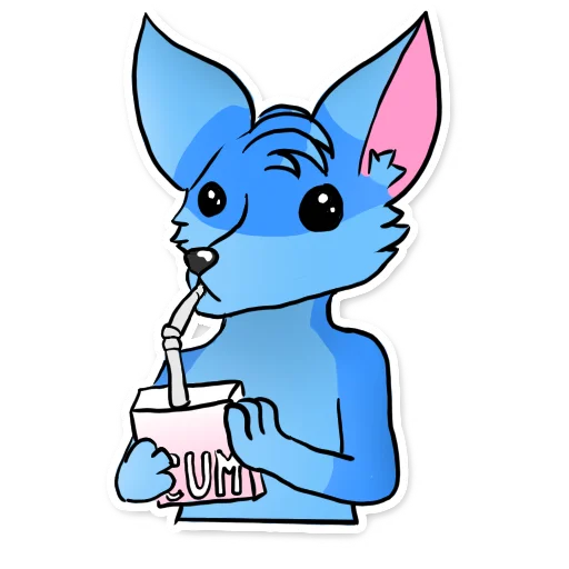 🧃 Стикер «Юки и Ини» для Telegram