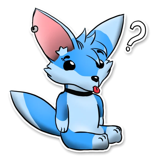 ❓ Стикер «Юки и Ини» для Telegram