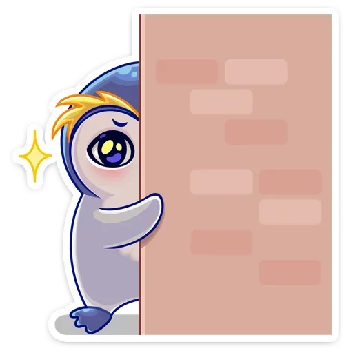 🤫 Стикер «Юки» для Telegram