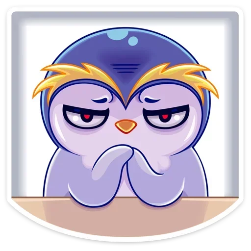 😑 Стикер «Юки» для Telegram
