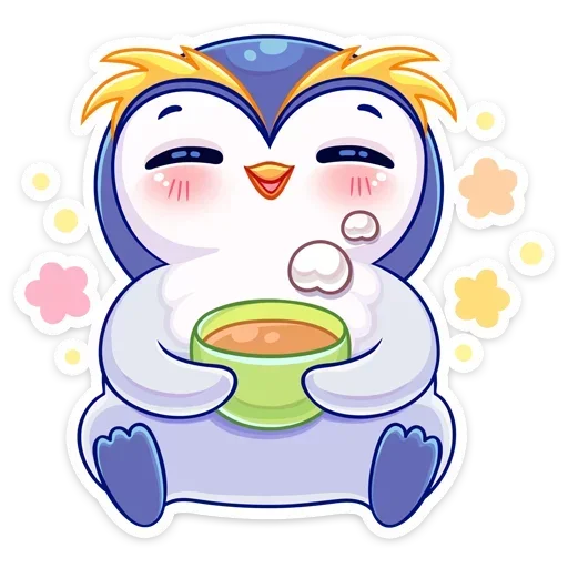 🍵 Стикер «Юки» для Telegram