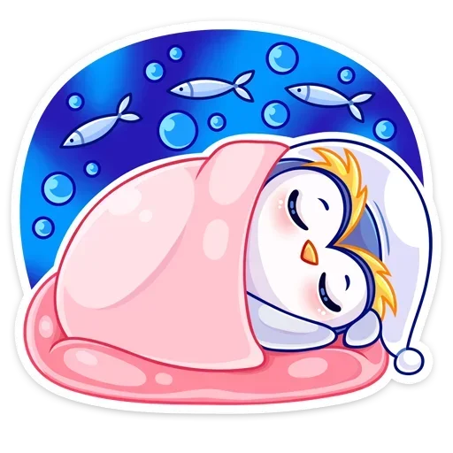 😴 Стикер «Юки» для Telegram