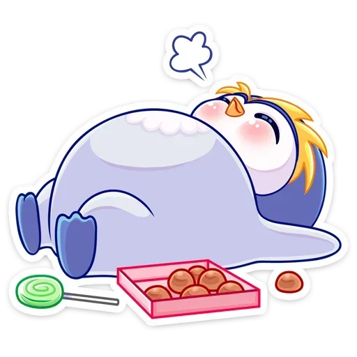 🍗 Стикер «Юки» для Telegram