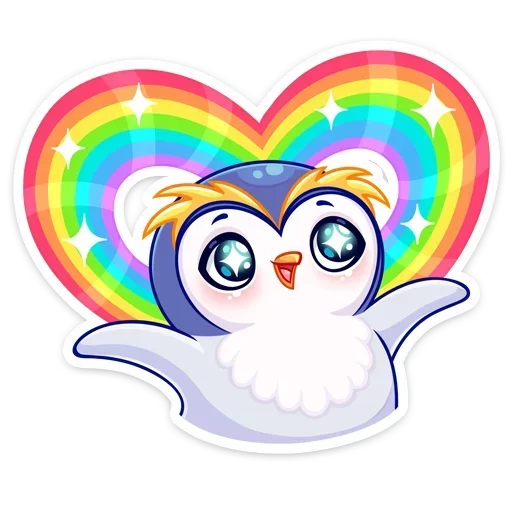 ❤ Стикер «Юки» для Telegram