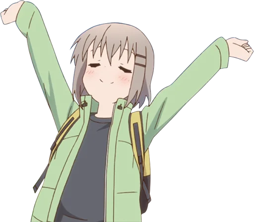 ☀️ Стикер «Yama no Susume - Aoi Yukimura» для Telegram