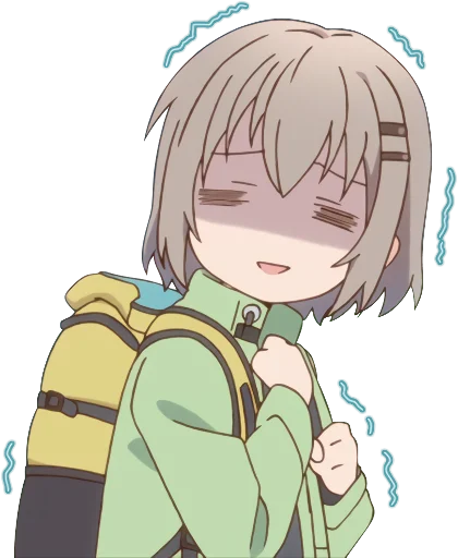 😰 Стикер «Yama no Susume - Aoi Yukimura» для Telegram