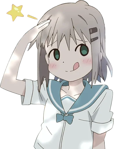 😜 Стикер «Yama no Susume - Aoi Yukimura» для Telegram