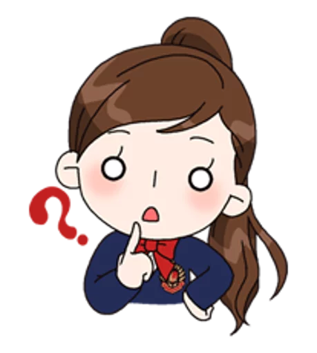 ❓ Стикер «Yuko the Schoolgirl» для Telegram