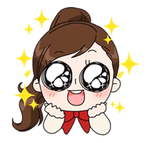 😍 Стикер «Yuko the Schoolgirl» для Telegram