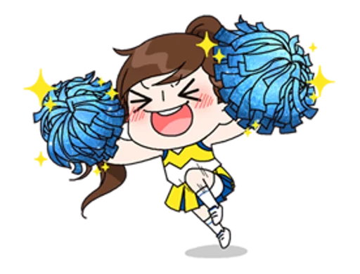 💃 Стикер «Yuko the Schoolgirl» для Telegram