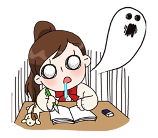 😵 Стикер «Yuko the Schoolgirl» для Telegram