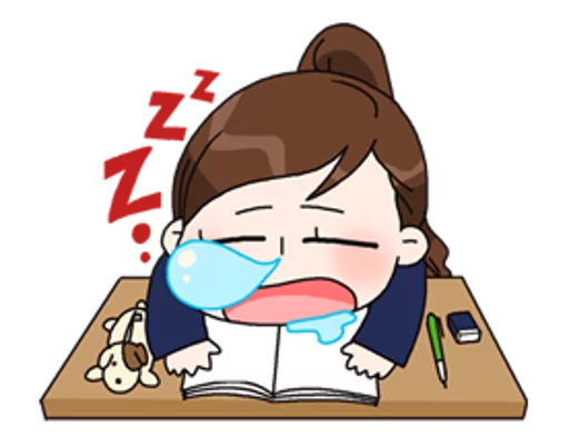 😪 Стикер «Yuko the Schoolgirl» для Telegram
