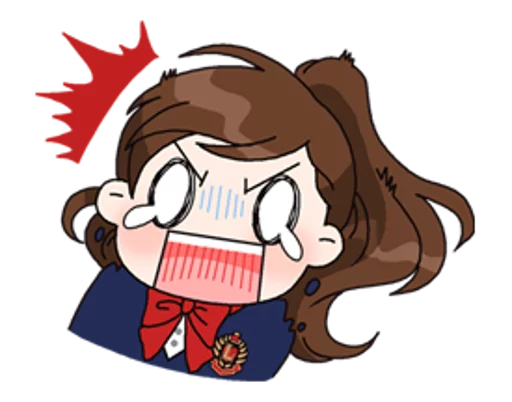 😱 Стикер «Yuko the Schoolgirl» для Telegram