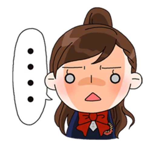 💬 Стикер «Yuko the Schoolgirl» для Telegram