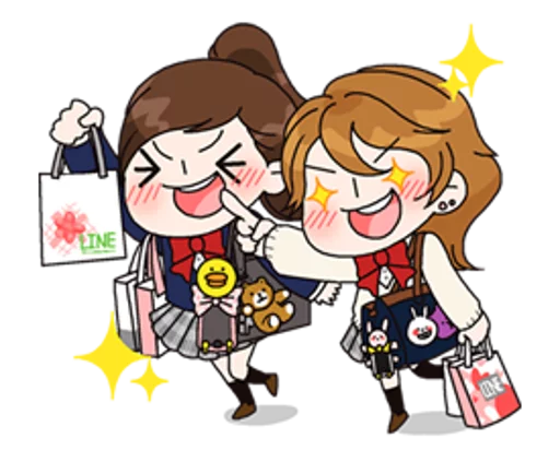 🛍 Стикер «Yuko the Schoolgirl» для Telegram