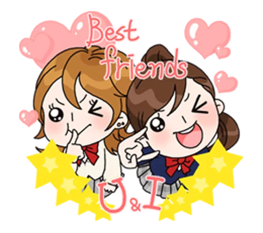 💞 Стикер «Yuko the Schoolgirl» для Telegram