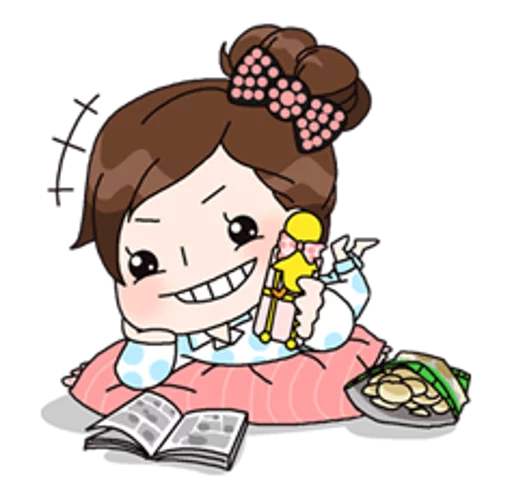 📖 Стикер «Yuko the Schoolgirl» для Telegram