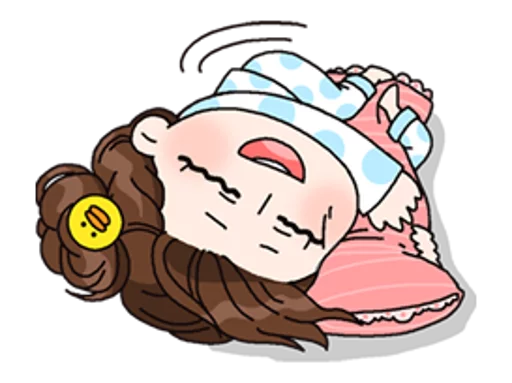 😴 Стикер «Yuko the Schoolgirl» для Telegram