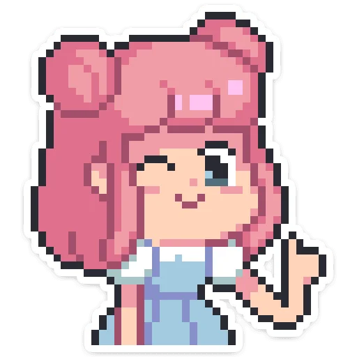 😉 Стикер «Yumiko chan • Юмико» для Telegram