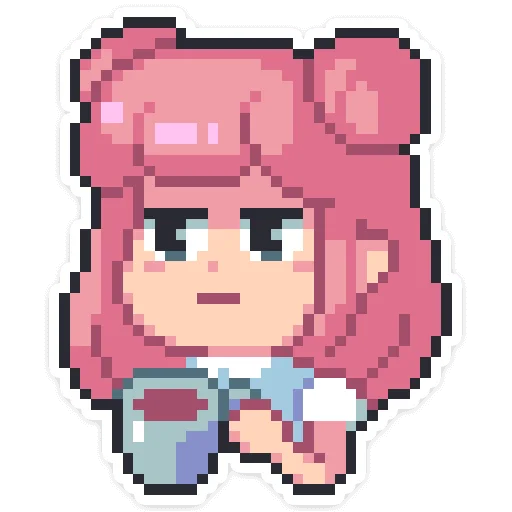☕️ Стикер «Yumiko chan • Юмико» для Telegram