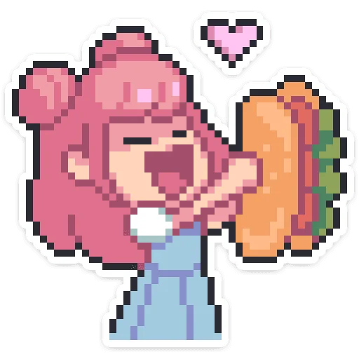 🌭 Стикер «Yumiko chan • Юмико» для Telegram