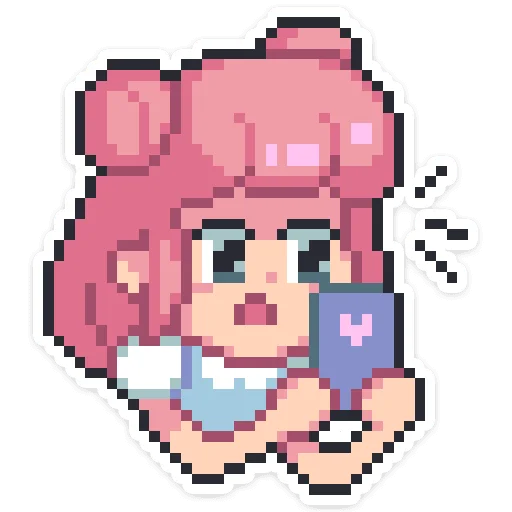 😳 Стикер «Yumiko chan • Юмико» для Telegram
