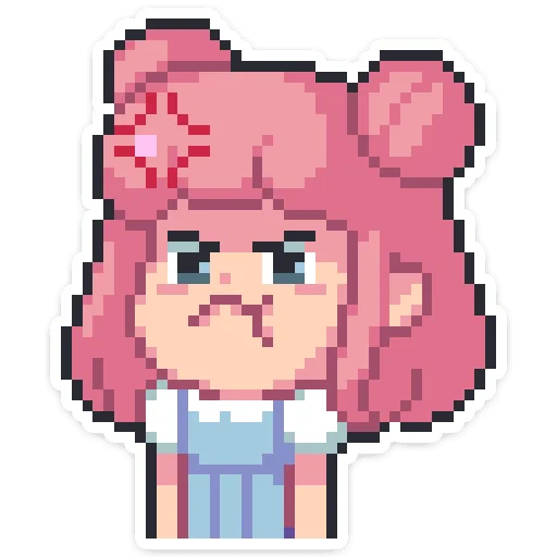 😠 Стикер «Yumiko chan • Юмико» для Telegram