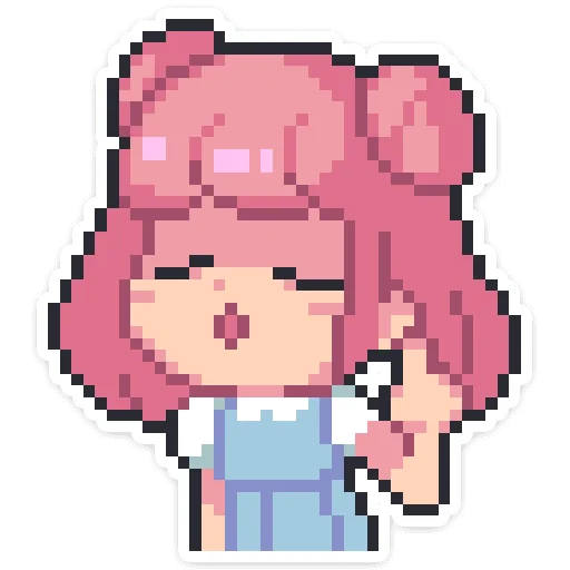 ☝️ Стикер «Yumiko chan • Юмико» для Telegram