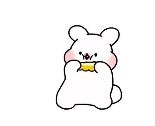 😋 Стикер «YUM RABBIT» для Telegram