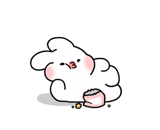 🍪 Стикер «YUM RABBIT» для Telegram