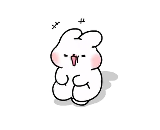 🤩 Стикер «YUM RABBIT» для Telegram