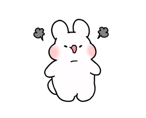 😠 Стикер «YUM RABBIT» для Telegram