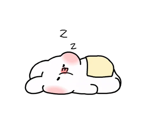 😴 Стикер «YUM RABBIT» для Telegram