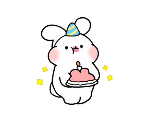 🍰 Стикер «YUM RABBIT» для Telegram