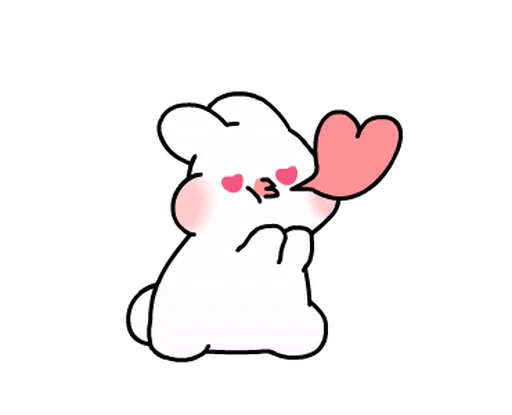 💞 Стикер «YUM RABBIT» для Telegram