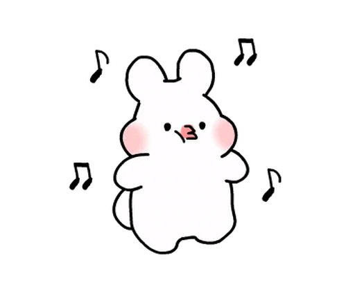 😙 Стикер «YUM RABBIT» для Telegram