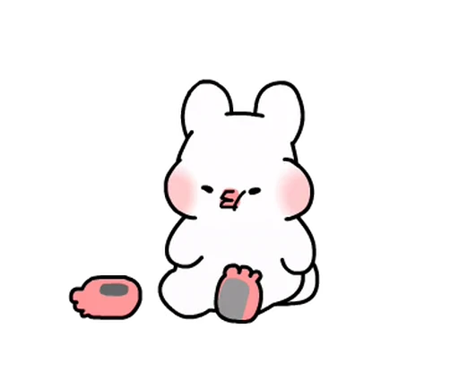 😤 Стикер «YUM RABBIT» для Telegram