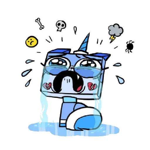 😭 Стикер «Юникитти» для Telegram