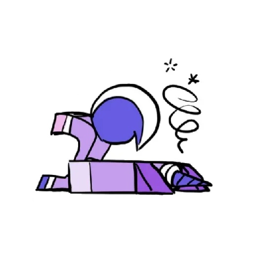 💤 Стикер «Юникитти» для Telegram