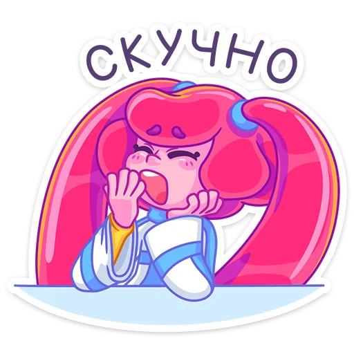 😔 Стикер «Юни» для Telegram