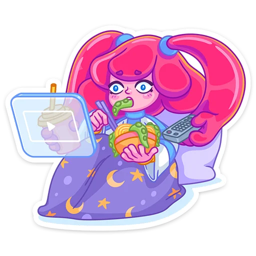 😔 Стикер «Юни» для Telegram