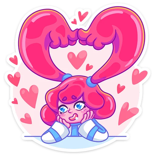 🥰 Стикер «Юни» для Telegram